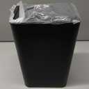 TIPGO Bathroom Trash Can with Lid, 10 Liter/ 2.6 Gallon Slim Garbage Can, Small Trash Bin Waste Basket with Pop-Up Lid for Kitchen, Bedroom, Living Room, Office (Black)