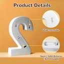 Prom Decorations 2026 Prom Light up Letters Class of 2026 Graduation Party Decorations College High School Grad Party Decor Centerpieces LED Letters Sign Tables Wall Decor (22.6"L x 1.3"W x 8.2"H)