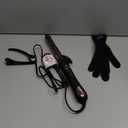 Prizm Rotating Curling Iron, 1inch/25mm Automatic Hair Curler for Long Hair, Self Spinning Barrel, 250-450F with LCD Display, Auto-Shut Off & Dual Voltage, Black