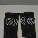 Minatee Volleyball Arm Sleeves Passing Hitting Forearm Sleeves with Protection Pads and Thumb Hole