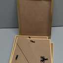 Giftgarden 8.5x11 Picture Frame Gold, 8.5 by 11 Award Certificate Diploma Document Frames for Wall or Tabletop Display, 5 Pack