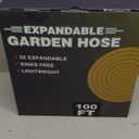 Garden Hose 100ft, 2026 Ultra Lightweight Water Hoses w/10 Function Spray Nozzle and 3/4" Brass Fittings- Durable, & Flexible Water Pipe for Yard, Lawn, Outdoor & Gardening(Black Rose gold)