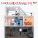 Sengled Dual Mode Smart Light Bulbs with Remote & App Control, LED Bulbs 2700K-6500K Dimmable, Remote Control Light Bulbs 60W Equiv, Local Group Control (4P No Remote, No Support Alexa & Google)