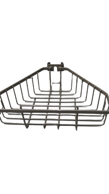 Stainless Steel Shower Caddy Corner Basket Shelf Bathroom Organizer Wall Mounted Storage, Brushed Nickel