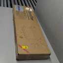 Bestier Floating Shelving 31" Kitchen Wall - Mounted Shelf with Towel Bar Hooks Coffee Bar Shelf Wine Hanging Display Rack Bookshelf Living Room Decor Bathroom - White Marble