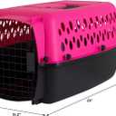 Petmate Pet Porter Fashion Dog Kennel 23", Hot Pink, for Pets up to 15lbs, Made in USA