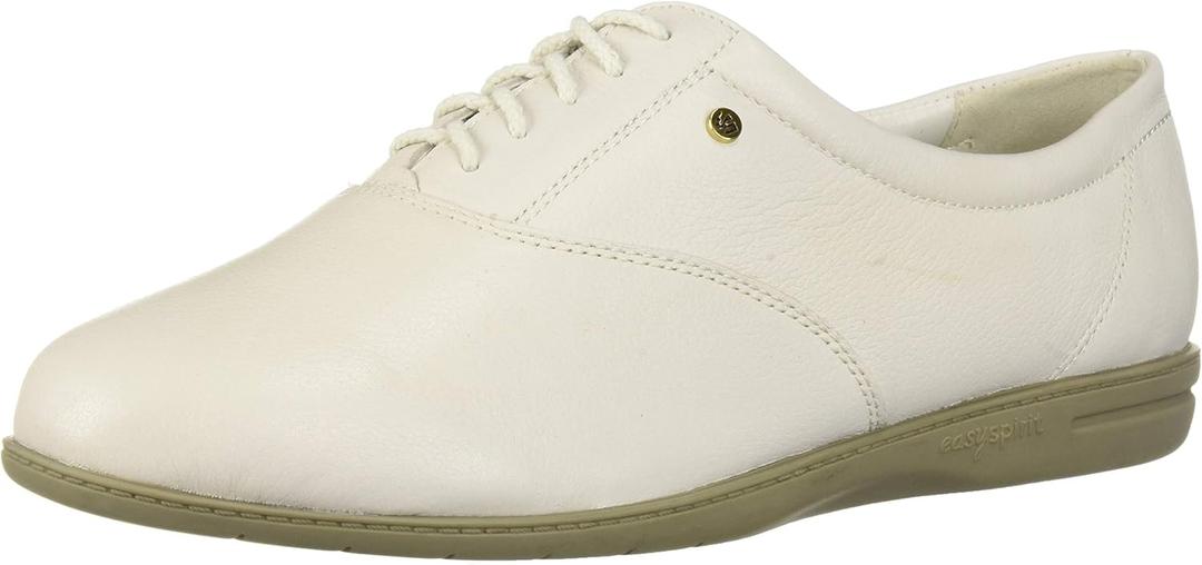 Easy Spirit Women's Motion Leather Oxford (10, White)