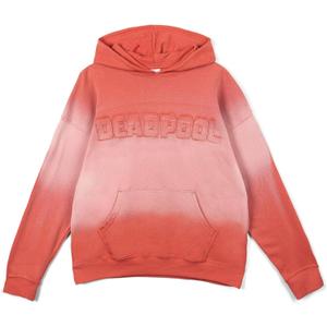Marvel Adult Men or Women Fleece Pullover Hoodie (Red)