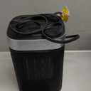 Small Portable Space Heater for Indoor Use - VOCRS 1500W PTC Electric Heater with Thermostat, Remote Control, 12H Timer, Eco and Fan Mode, Rapid and Safe Heating for Bedroom, Office