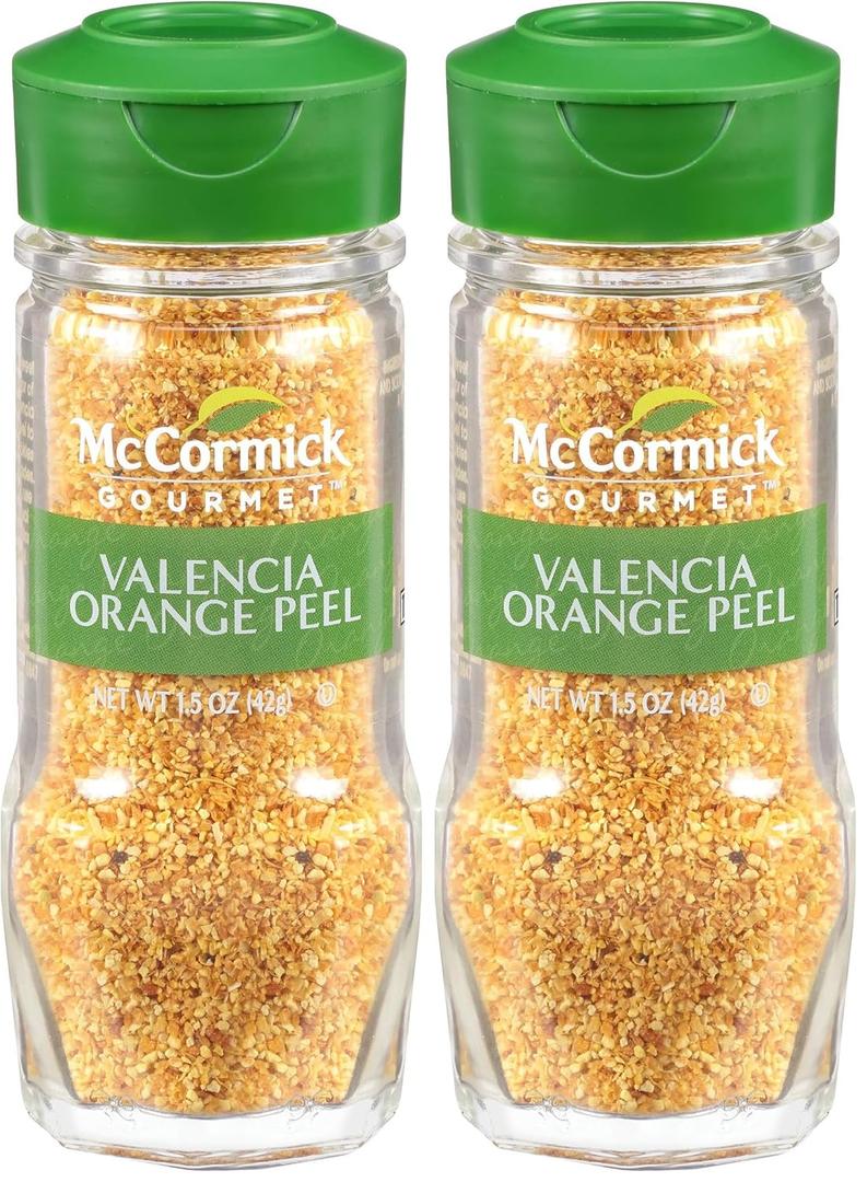 McCormick Gourmet Valencia Orange Peel, 1.5 oz (Pack of 2), OCT 11/2025