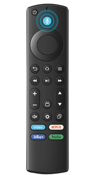 Replacement Remote for All Fire Series, TV Stick (HD, 4K, 4K Max, Lite), TV Cube and Omni, Insignia, Toshiba, Smart TVs, with Voice Control