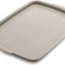 GreenPan Premiere Ovenware Healthy Ceramic Nonstick 18" x 13" Half Rectangular Baking Pan, PFAS-Free, Warp-Free Bakeware, Durable Quick Heating Tray, Oven Safe to 600F, Dishwasher Safe, Taupe, 18" x 13" Half Sheet Pan