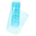 ibasenice Clear PVC Dog Door Curtain Thick Soft Vinyl Strip Wide Long Flexible Transparent Weatherproof Replacement for Pet Doorway Easy to Cut Install and Clean