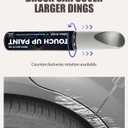 2 x RACOONA Paint Pen, Car Accessories Touch Up Paint Pen, Car Paint Scratch Repair, Car Scratch Remover Pen, Touch Up Paint Pen for Cars, Car Touch Up Paint Pen, Deep Scratches for All Types of Cars (Gray)