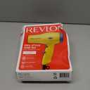 REVLON Compact Hair Dryer | 1875W Lightweight Design, Perfect for Travel, (Yellow), Plastic