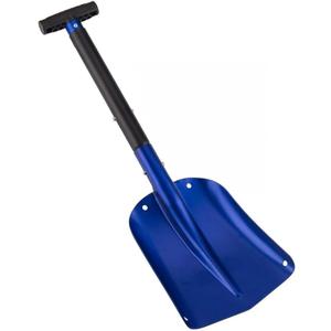 Outdoor Equipment Aluminum Sport Utility Shovel 3 Piece Collapsible Design Perfect Snow Shovel for Car Camping and Other Outdoor Activities Matte Blue
