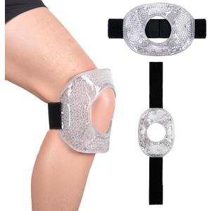 Ice Pack for Knee Injuries,Reusable Hot Cold Therapy Knee Wrap for Joint Pain Arthritis Meniscus Tear, Sprains & Swelling