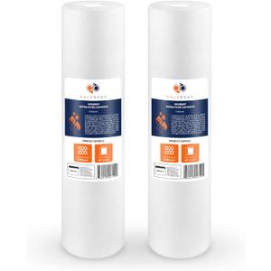 Aquaboon 5 Micron 20 x 4.5 Whole House Sediment Filter Cartridge 20 inch Water Filter Replacement Compatible with DGD-5005-20, FP25B, AP810-2, 2-Pack