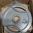 Amazon Basics 1-Inch Cast Iron Grip Weight Plates