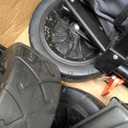 3 in 1 Collapsible Wagon with 300lbs Weight Capacity,150L Heavy Duty Utility Cart with Removable Canopy,with Big All-Terrain Beach Wheels & Drink Holders,Black