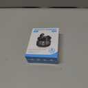 Studio-Quality Wireless Ear Buds with Deep Bass & Enhanced Audio Clarity, Bluetooth 5.4, 10-Year Lifespan Earbuds, ENC Noise Cancelling Calls, Secure Fit Memory Foam Tips, IPX6 Waterproof (Black)