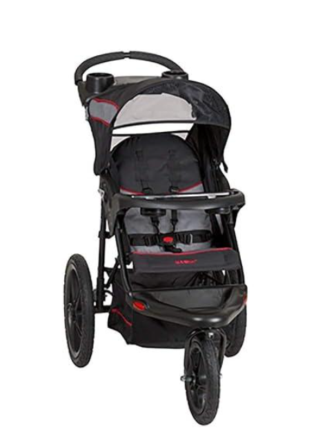 Chicco Activ3 Jogging Stroller, All-Terrain Stroller, Compatible with Chicco Infant Car Seats (not Included), Baby Travel Gear | Eclipse/Grey