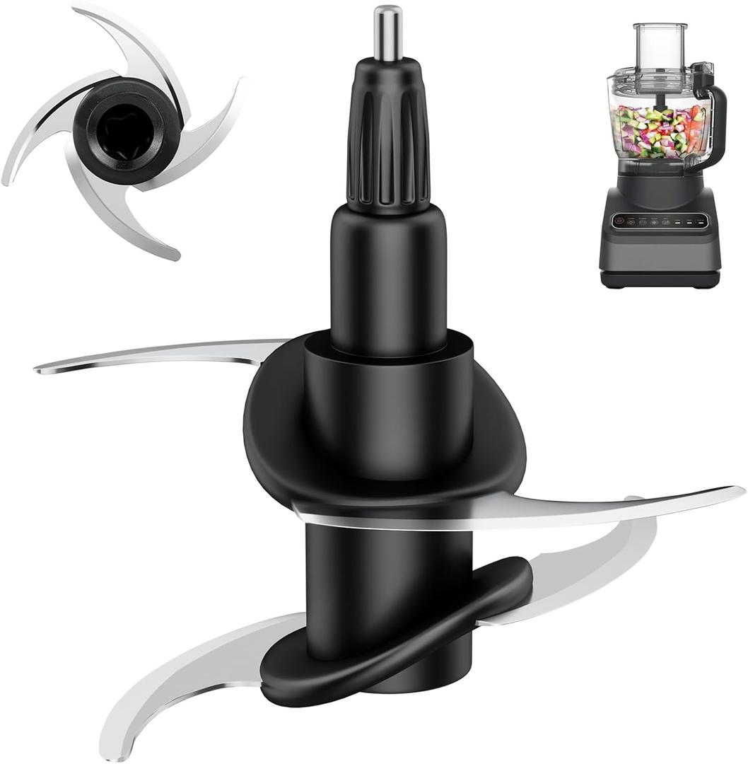 4-Blade Replacement for Ninja Blender 64oz(8Cup)72oz(9Cup) Food Processor Bowl, Chopping Blade 319KKU770 for Ninja Pitcher CT682SP BL681A BL682 BL770 BL770AMZ BL772 BL910 BN600 BN601 BN800 BN801...