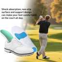 Insoles for Golf Men's Shoes Replacement, Footwear Inserts for Arch Support Inserts to Help Reduce Fatigue Cushion Shock Absorbing (Men 12-14)