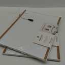 U Brands Magnetic Dry Erase Board, 20"x16", Silver Aluminum Frame, includes Marker and Magnet 2 Pcs