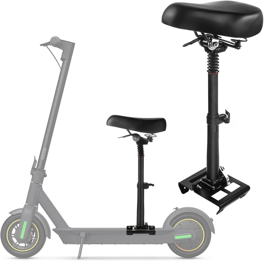 Seat Attachment Compatible with Ninebot Max G30P G30LP G30 Series Electric Scooter Foldable Shock Absorbing Soft Seat Saddle for Max G30 Updated Version