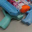 Water Gun for Adults Kids: 600CC 4 Pack Squirt Blasters Super Water Guns for Adults Kids,Water Gun Outdoor Toys High Capacity Summer Soaker for Swimming Pool Beach Fighting, Long Shooting Distance (Light Blue, Green, Purple, Cyan)