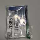 Wensilon(75 PCS) 1/4" Concrete Screw Anchor Kit Blue/Black/White Flat Head for Anchoring to Masonry, Block or Brick Stucco