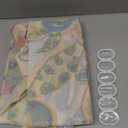 Boho Floral Bathroom Shower Curtain - Retro Funky Bohemian Flower Colorful Waterproof Durable Fabric Artistic Home Decor Shower Curtain with Hooks, 72x72 Inch