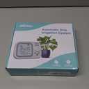 Automatic Plant Waterer Indoor Self Watering System for 15 Potted Plants, Auto Drip Irrigation Kit Programmable Water Timer with Smart Humidity Detection (White)