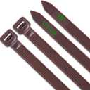 Cable Ties 18 Inch, Brown Zip Ties 40 Pieces, Thick 0.35 inch 175 Pounds Strength, Heavy Duty Outdoor Plastic Ties for Indoor Plants, Garden, Home