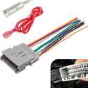 WZP Car Audio Wiring Harness, Radio Adapter Wiring Harness Kit with Antenna Adapter Connector, Compatible with Chevy Hummer Buick Suzuki (Multicolored)