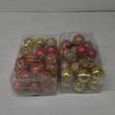 Christmas Ornaments Balls - 30 Pcs 2.4 Inch Shatterproof Plastic Christmas Balls Sets, Red & Gold Small Christmas Tree Balls Hanging Ornaments for Holiday Wreath Party Christma Tree Decor 2 Pack
