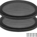 6" x 9" Speaker Grill Covers, Car Speaker Subwoofer Guard Protector, ABS Plastic Frame with Metal Mesh, Black - 2Pcs
