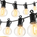 Brightown Outdoor String Lights - Waterproof Globe Patio Lights 35 Ft with 30 G40 Shatterproof LED Bulbs, Connectable Commercial Hanging Light for Backyard, Bistro, Porch, Cafe, Deck, Garden