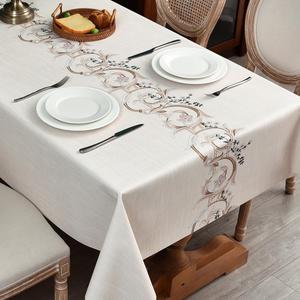 Zobesta Vinyl Tablecloths for Rectangle Tables 55 x 70 Inch, Waterproof Outdoor Tablecloth Vinyl Table Cloth Rectangle Table for Kitchen, Party, Picnic, Outdoor (Flower-A)