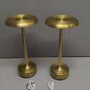 5200mAh Rechargeable Cordless LED Table Lamps Touch Sensor Light, 3-Levels Portable Dimming Wireless Battery Operated Lamp,Night Light/Restaurant Table/Outdoor/Coffee/Bar (Gold)