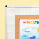 2 x Youngever 52.5 ft Bulletin Board Borders for Classroom Decoration (White Wood Design)