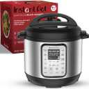 Instant Pot Duo Plus 9-in-1 Multicooker, Pressure Cooker, Slow Cook, Rice Maker, Steamer, Sauté, Yogurt, Warmer & Sterilizer, Includes App With Over 800 Recipes, Stainless Steel, 6 Quarts