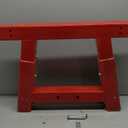 2-Ton Folding Hydraulic Engine Hoist, Portable Engine Shop Crane with 6 Casters & Telescopic Boom, 4400 Lbs Foldable Cherry Picker Hoist Lift for Home Garage Workshop, Warehouse, Red