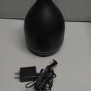 InnoGear Oil Diffuser, 300ML Ceramic Diffuser for Essential Oils Handcrafted Aromatherapy Diffuser Ultrasonic Cool Mist Humidifier with 4 Timers Waterless Auto Off for Room Office, Black (Large)