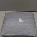 Mueller Ultratemp King Size Sheets Set, Super Soft 1800, 6 Piece, Deep Pocket up to 16" Bed Sheets, Transfers Heat, Breathes Better, Hypoallergenic, Wrinkle, Light Grey