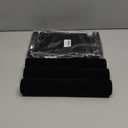 OSPNIEEK Velvet Bracelet Holder with 3 Tier Rack, Black Detachable Jewelry Display Stand T-Bar Necklace Storage Organizer for Bangles Watch Bracelets Scrunchies Organization Showcase