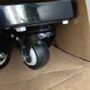 Daisyinner 2 Pcs Metal Stacking Chair Dolly, 330 Lbs Steel Cart with Wheels