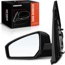 A-Premium Driver Side Power Door Mirror - Compatible with Nissan Sentra 2007 2008 2009 2010 2011 2012 - Non-Heated Non-Folding Black Outside Rear View Mirror - Replace# NI1320167, 96302ET01E