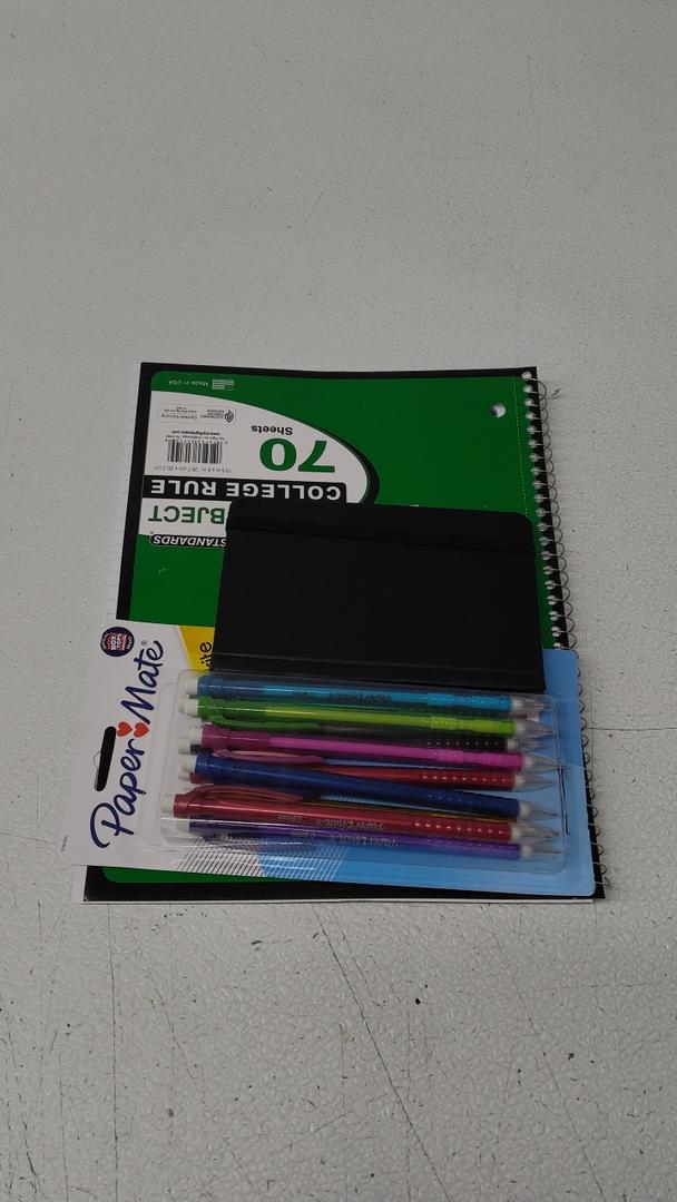 Top Flight Theme Book - College Ruled 12Piece Of Pens And Small Notebook Top Flight Theme Book - College Ruled 12Piece Of Pens And Small Notebook